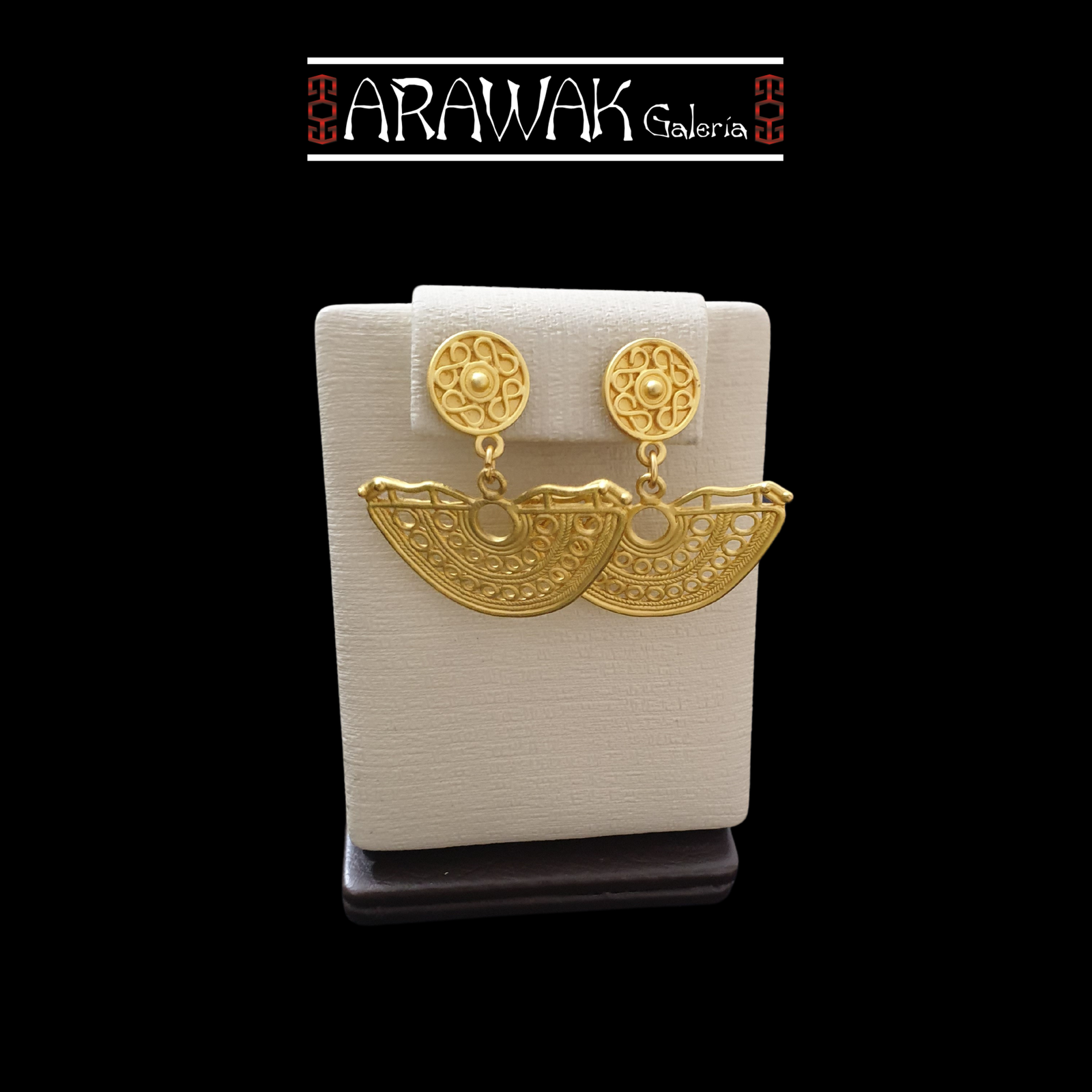 Aretes Precolombinos Arte Ancestral en Filigrana ARP-216