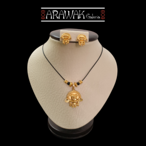 Juegos de Aretes y Collar Precolombinos Arte Ancestral en Filigrana JACP-204