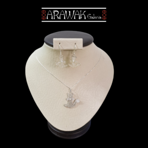 Juego Filigrana en Plata Ley  950  Aretes Dije y Cadena  JGF-315 | Joyería Artesanal