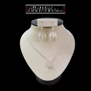 Juego Filigrana en Plata Ley  950  Aretes Dije y Cadena  JGF-313 | Joyería Artesanal